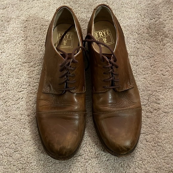 Frye Erin Cap Toe Derby Shoes size 10 - Picture 2 of 5